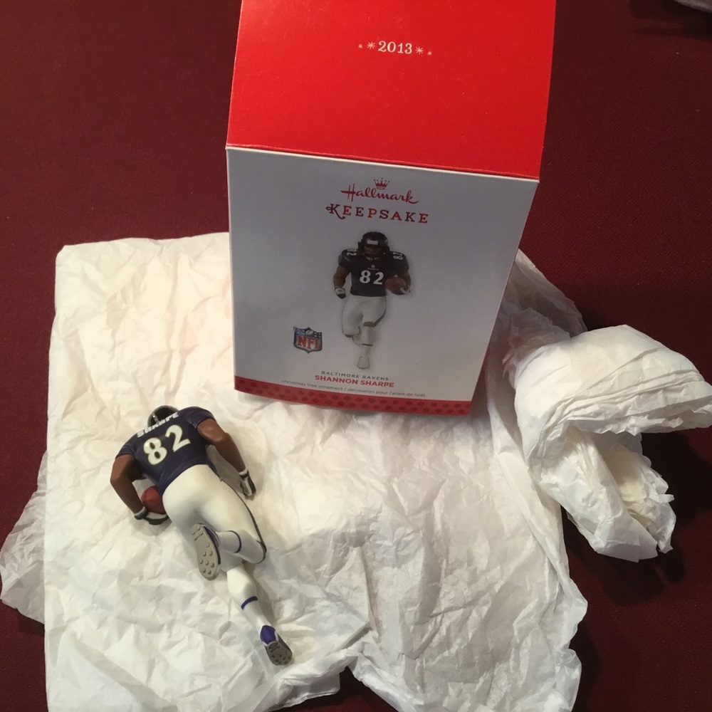 Hallmark Keepsake Ornament 2013 Baltimore Ravens Shannon Sharpe